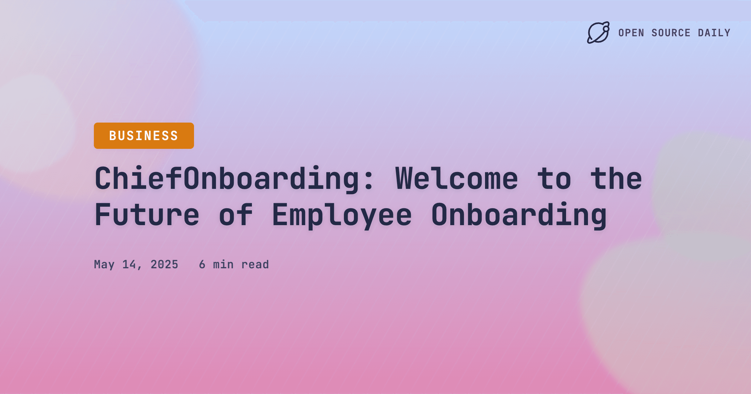 ChiefOnboarding: Welcome to the Future of Employee Onboarding