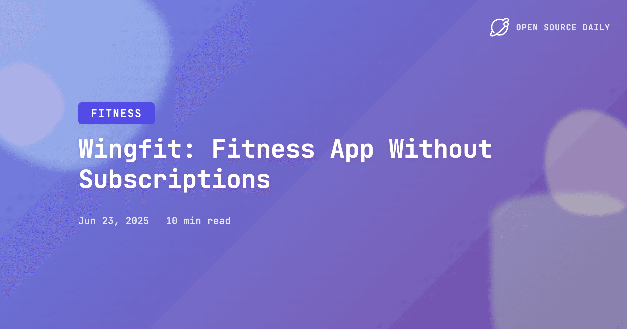 Wingfit: Fitness App Without Subscriptions