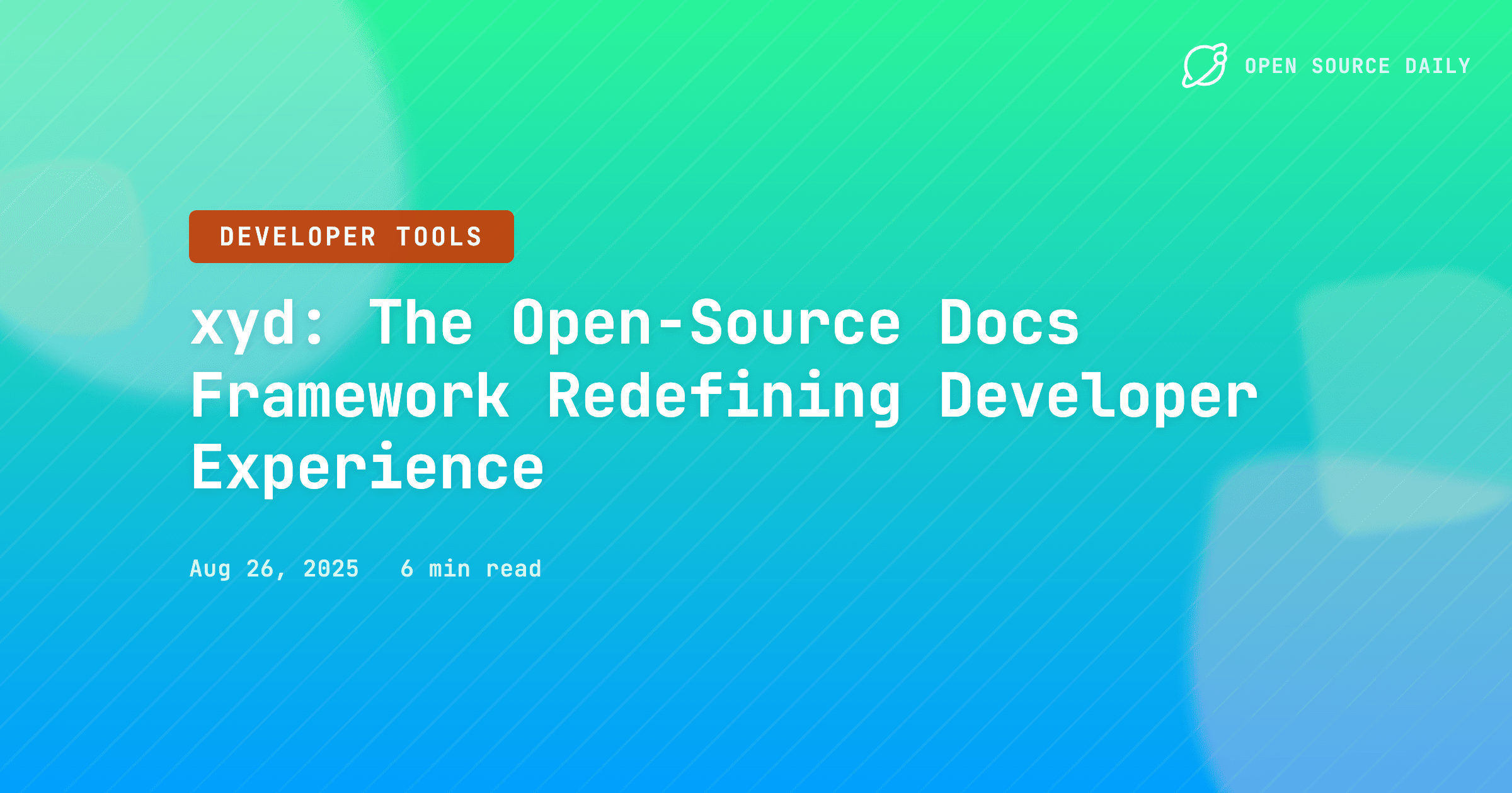 xyd: The Open‑Source Docs Framework Redefining Developer Experience