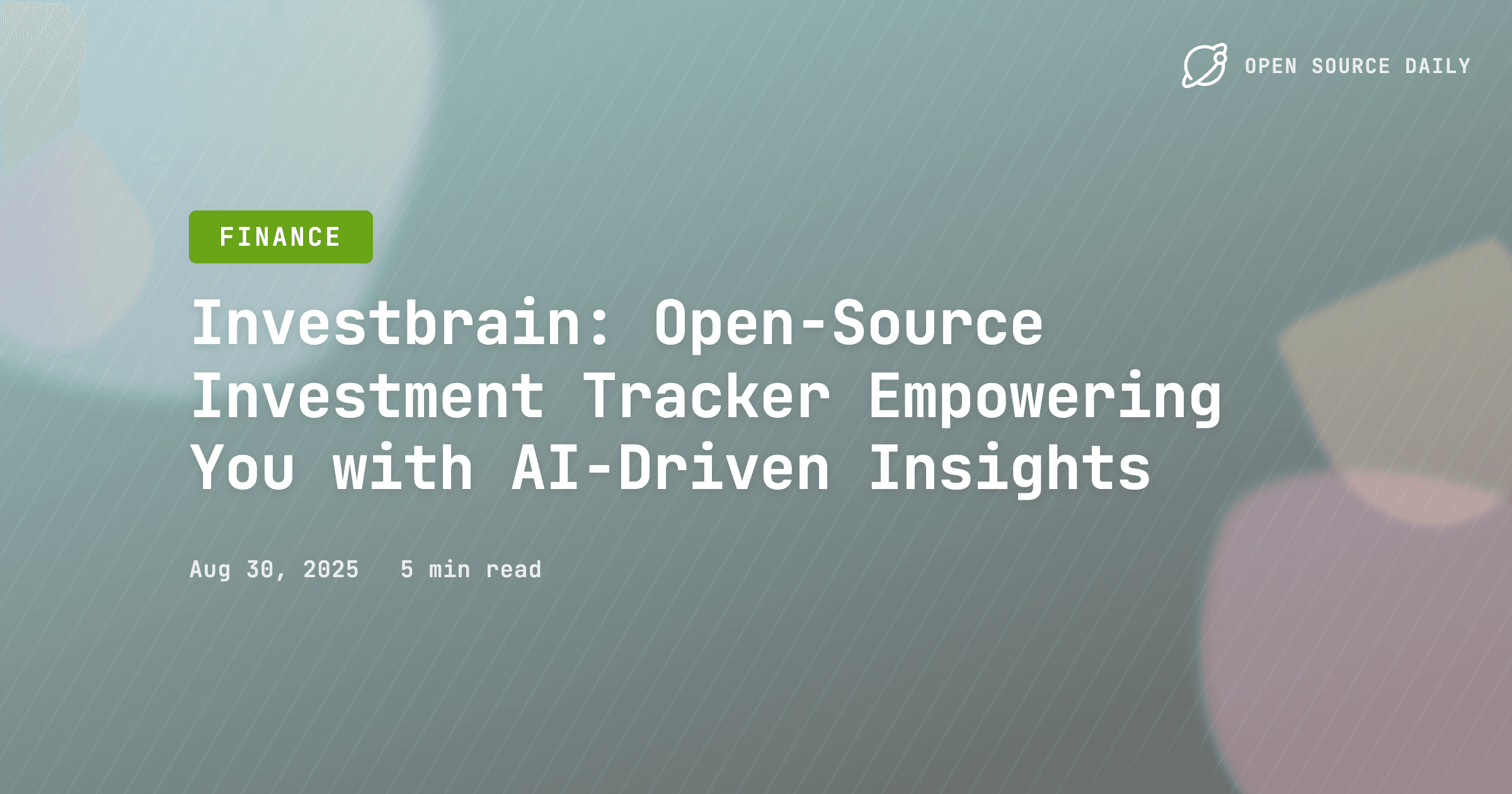 Investbrain: Open‑Source Investment Tracker Empowering You with AI‑Driven Insights