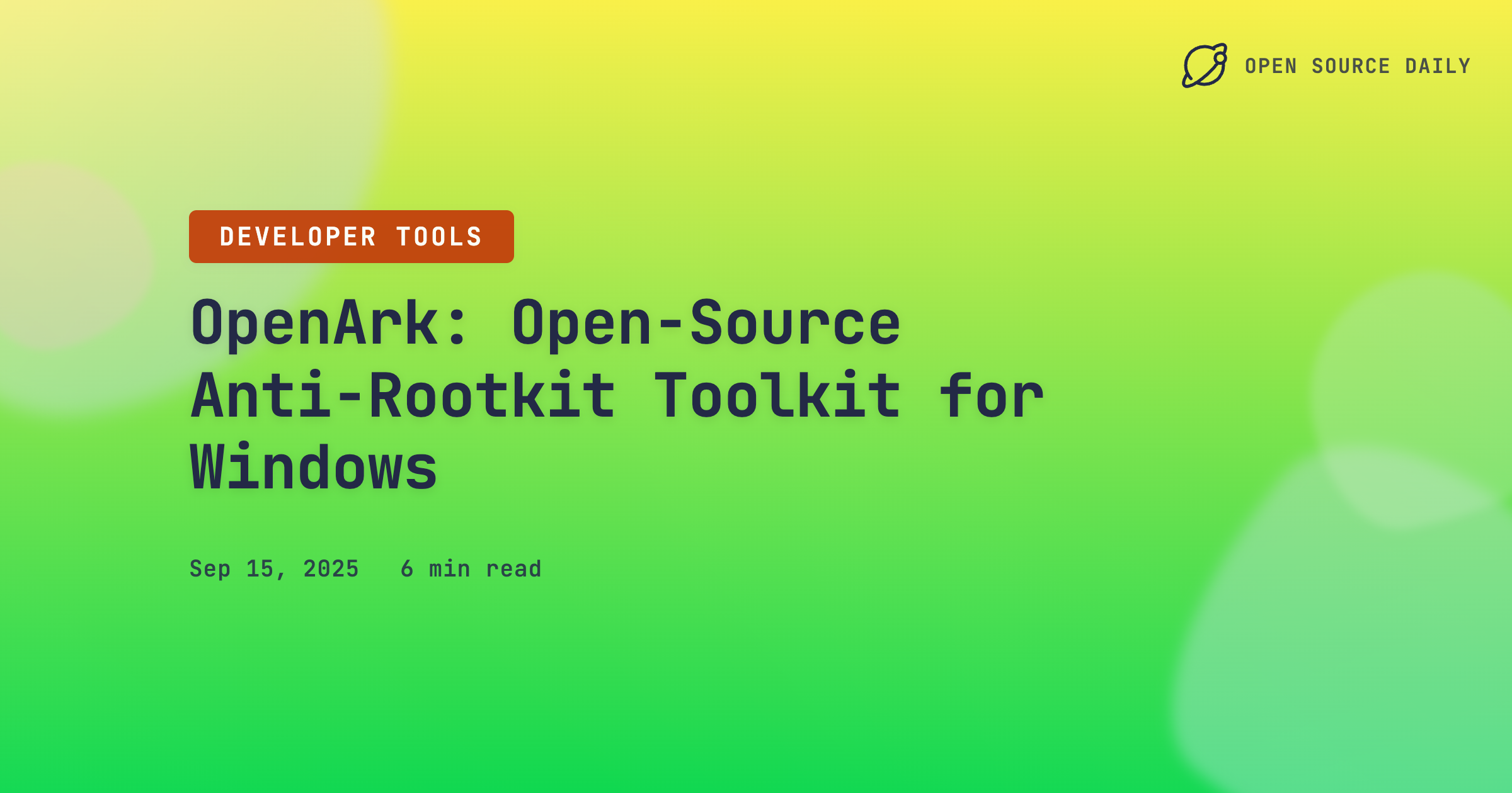 OpenArk: Open‑Source Anti‑Rootkit Toolkit for Windows