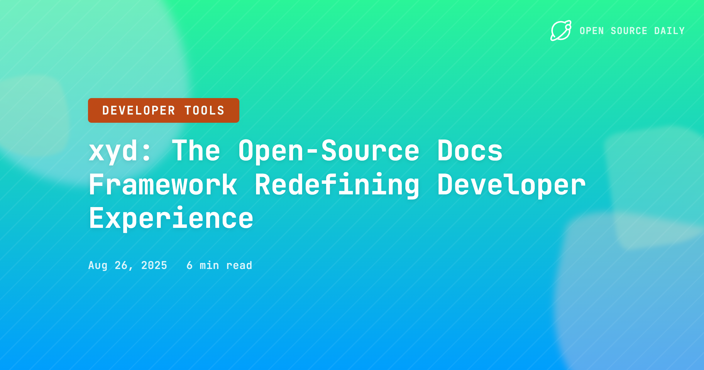 xyd: The Open‑Source Docs Framework Redefining Developer Experience