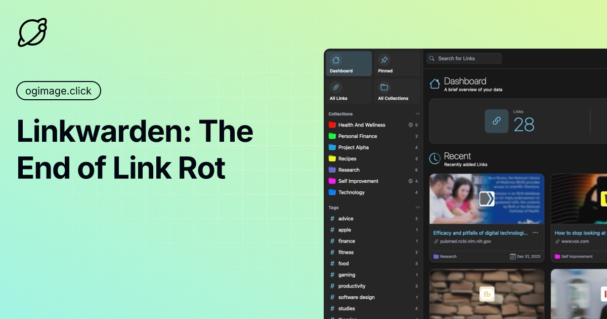 Linkwarden: The End of Link Rot