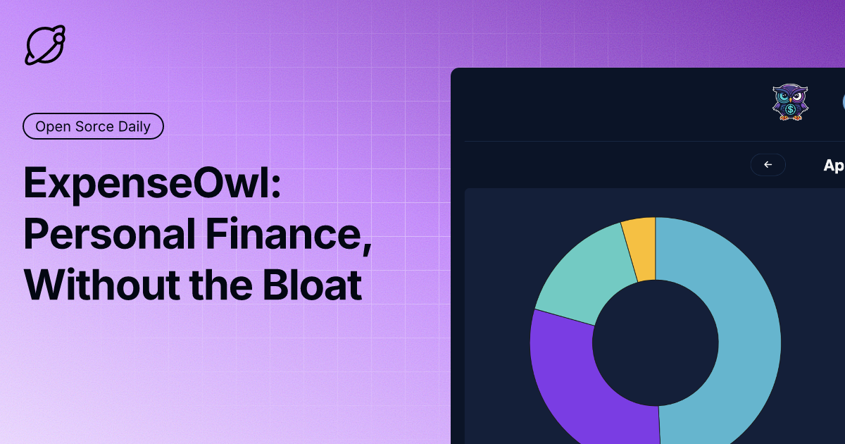 ExpenseOwl: Personal Finance, Without the Bloat