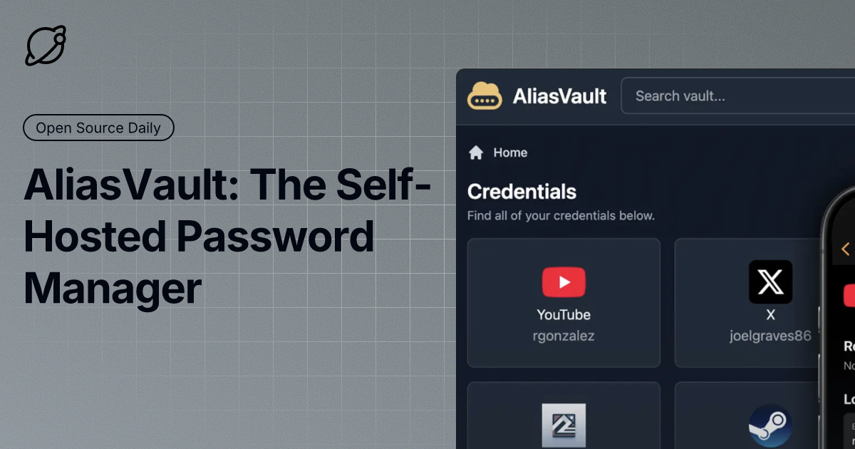 AliasVault: The Self-Hosted Password Manager