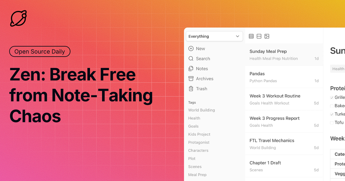 Zen: Break Free from Note-Taking Chaos