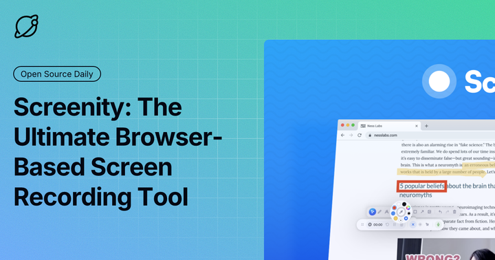 Screenity: The Ultimate Browser-Based Screen Recording Tool